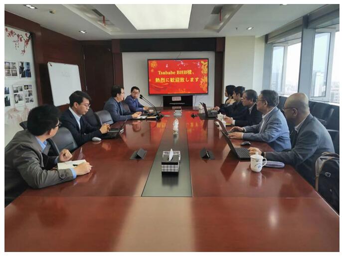 日本新能源公司BHB来我公司考察交流